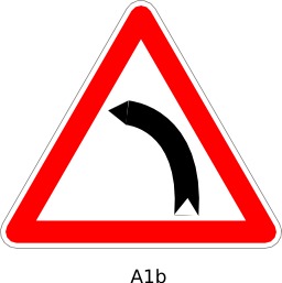 Panneau routier A1b. Source : http://data.abuledu.org/URI/51a11a74--panneau-routier-a1b
