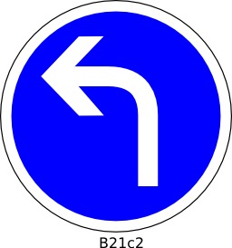 Panneau routier B21c2. Source : http://data.abuledu.org/URI/51a12036--panneau-routier-b21c2