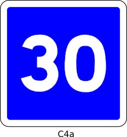 Panneau routier C4a. Source : http://data.abuledu.org/URI/51a20beb--panneau-routier-c4a
