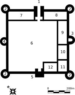 Plan du château de Brie-Comte-Robert. Source : http://data.abuledu.org/URI/51b0f5bf-plan-du-chateau-de-brie-comte-robert