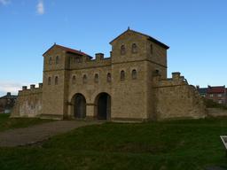 Porte d'entrée de fort romain. Source : http://data.abuledu.org/URI/565490c7-porte-d-entree-de-fort-romain