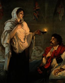 Portrait de Florence Nightingale. Source : http://data.abuledu.org/URI/59229bbc-portrait-de-florence-nightingale