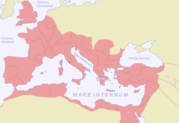 Provinces de l'empire romain. Source : http://data.abuledu.org/URI/50766b62-provinces-de-l-empire-romain