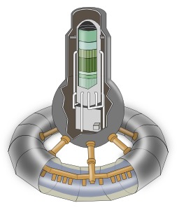 Réacteur nucléaire à eau bouillante. Source : http://data.abuledu.org/URI/50cb6acc-reacteur-nucleaire-a-eau-bouillante