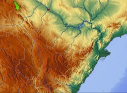 Situation du parc naturel du Moncayo. Source : http://data.abuledu.org/URI/52bc7729-situation-du-parc-naturel-du-moncayo