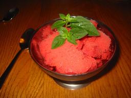 Sorbet à la fraise. Source : http://data.abuledu.org/URI/534badc5-sorbet-a-la-fraise