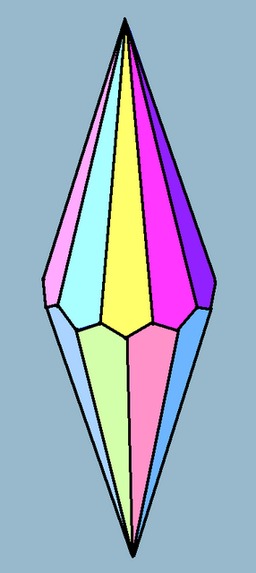 Trapézoèdre décagonal. Source : http://data.abuledu.org/URI/50c483ce-trapezoedre-decagonal