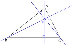 Triangle et hauteurs. Source : http://data.abuledu.org/URI/5180cbc4-triangle-et-hauteurs