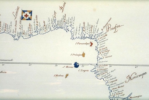 Atlas de la côte occidentale d'Afrique en 1601