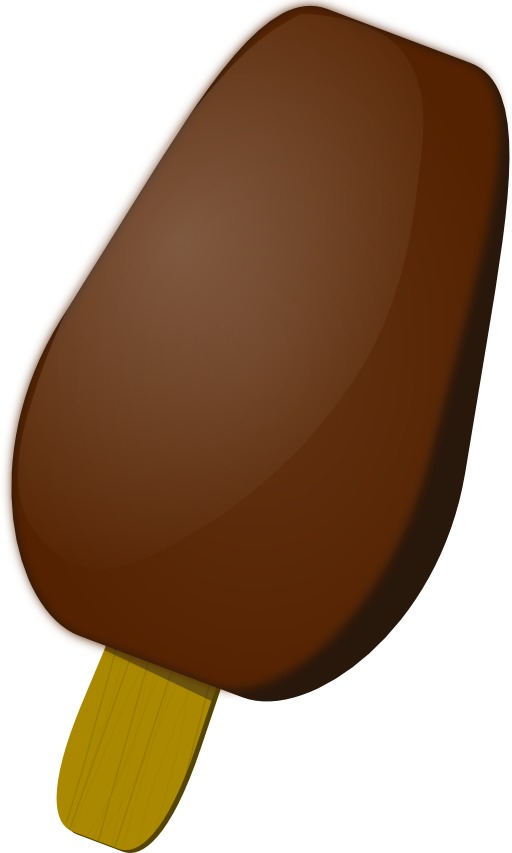 Bâtonnet de glace au chocolat