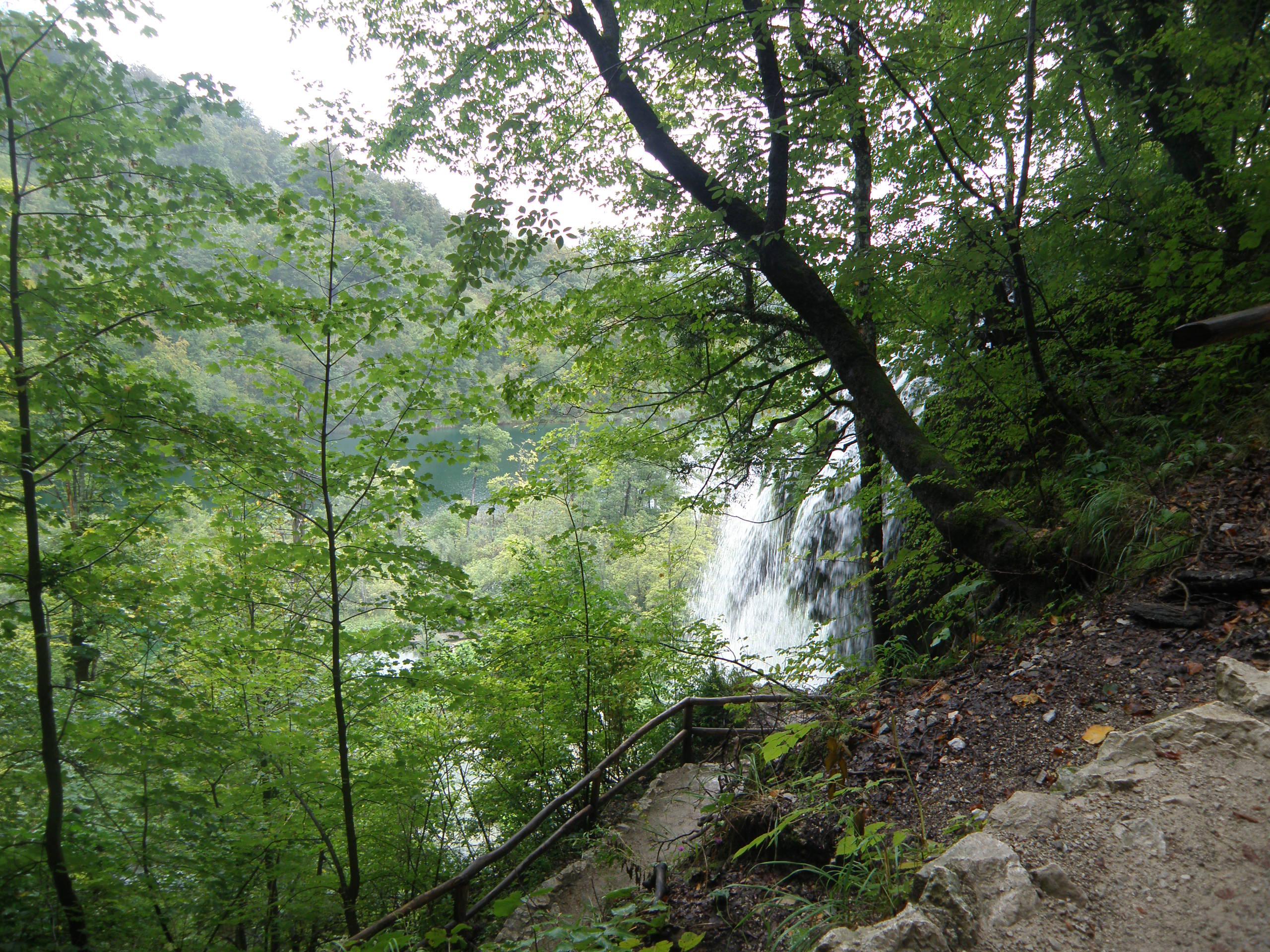 Cascade du parc national de Plitvice en Croatie.