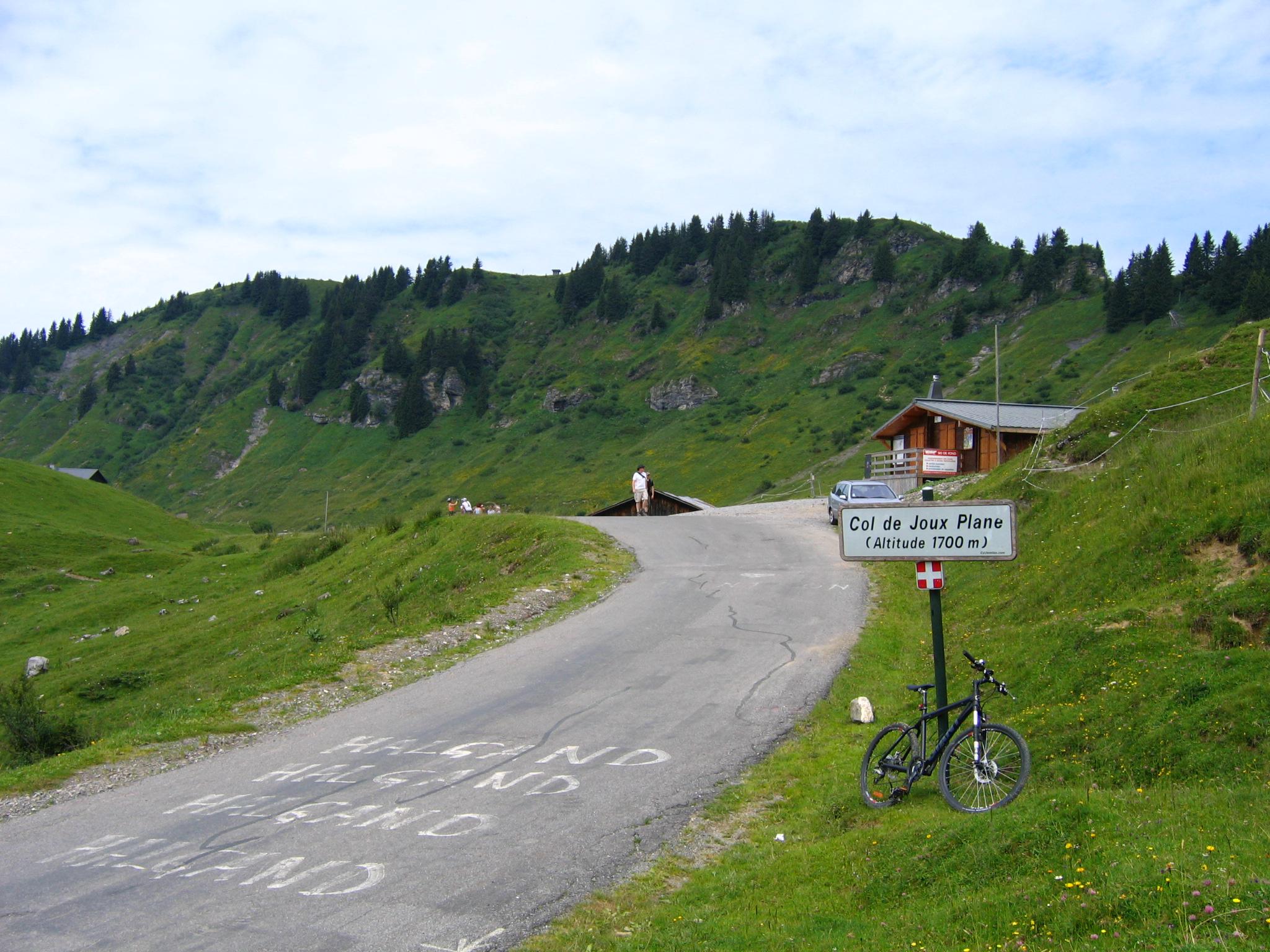 Col de Joux Plane en Haute-Savoie.