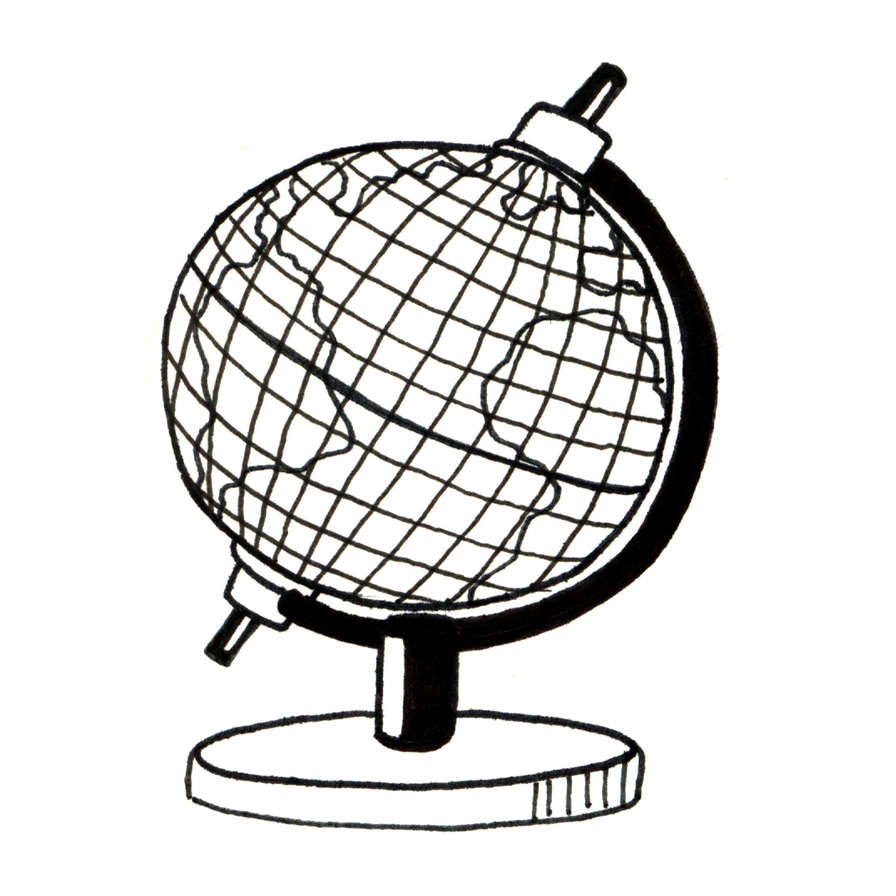 clip art globe terrestre - photo #3